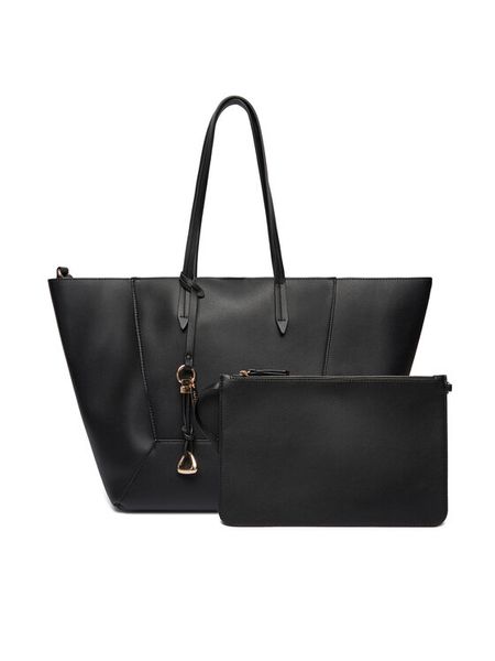 Aldo Torebka Salubris 14143626 Czarny. Czarne shopper Aldo, bez wzorów, ze skóry, bez dodatków. Za 289.99 zł.