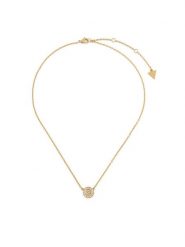 Guess Naszyjnik JUBN05 446JW Złoty. Żółte naszyjniki Guess, metalowe. Za 269.99 zł.