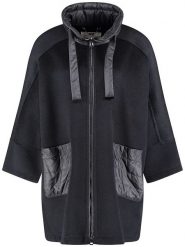 Gerry Weber Płaszcz przejściowy w kolorze czarnym rozmiar: 42. Czarne płaszcze Gerry Weber, bez wzorów, z wełny, bez kaptura. Za 426.06 zł.