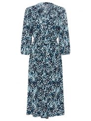 Olsen Sukienka w kolorze czarno-niebieskim rozmiar: 36. Czarne sukienki Olsen, bez wzorów, z tkaniny, bez kołnierzyka, bez ramiączek, maxi. Za 165.99 zł.