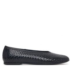 Baleriny Vagabond Shoemakers. Czarne baleriny Vagabond Shoemakers, bez wzorów, bez obcasa. Za 609.99 zł.