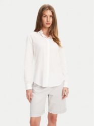 United Colors Of Benetton Koszula 5WPQDQ0AX Biały Regular Fit. Białe koszule United Colors of Benetton, xl, bez wzorów, z bawełny, bez kołnierzyka, bez ramiączek. Za 159.99 zł.