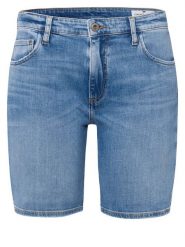 Cross Jeans Szorty dżinsowe "Genna" w kolorze niebieskim rozmiar: W28. Niebieskie szorty Cross Jeans, z aplikacjami, z jeansu, klasyczne. Za 83.42 zł.