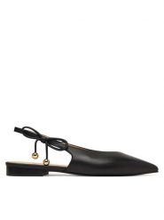 Furla Baleriny Poppy Slingback YM23FPO X30000 CN O6000 Czarny. Czarne baleriny Furla, bez wzorów, ze skóry, bez obcasa. Za 924.99 zł.
