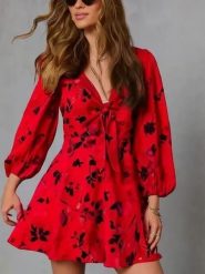 LA Angels Sukienka w kolorze czerwonym rozmiar: L. Czerwone sukienki LA Angels, l, bez wzorów, bez kołnierzyka, bez ramiączek, mini. Za 130.99 zł.