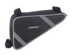 Torba rowerowa pod ramę Black Bag Profex 0,5 L. Czarne torby na ramię PROFEX, z aplikacjami, bez dodatków. Za 29.99 zł.
