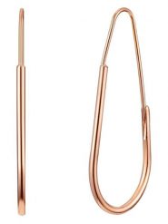 Yokoamii Pozłacane kolczyki rozmiar: onesize. Czerwone kolczyki Yokoamii, metalowe, z zapięciem typu bigiel. Za 34.99 zł.