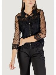Morgan De Toi Koszula 252-TEREZA Czarny Classic Fit. Czarne koszule Morgan De Toi, xs, bez wzorów, bez kołnierzyka, bez ramiączek. Za 249.99 zł.
