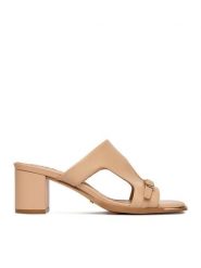 MEXX Klapki EO-WS1161-04 Beżowy. Brązowe klapki Mexx, bez wzorów, ze skóry, bez obcasa. Za 279.99 zł.