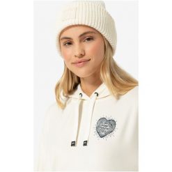 Czapka SUPER.NATURAL Krissini Beanie. Białe czapki super.natural, bez wzorów. Za 307.49 zł.