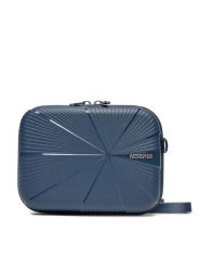 American Tourister Kuferek Starvibe 152544-1596-1CNU Granatowy. Niebieskie torebki klasyczne American Tourister, bez wzorów, z tworzywa sztucznego, bez dodatków. Za 129.99 zł.