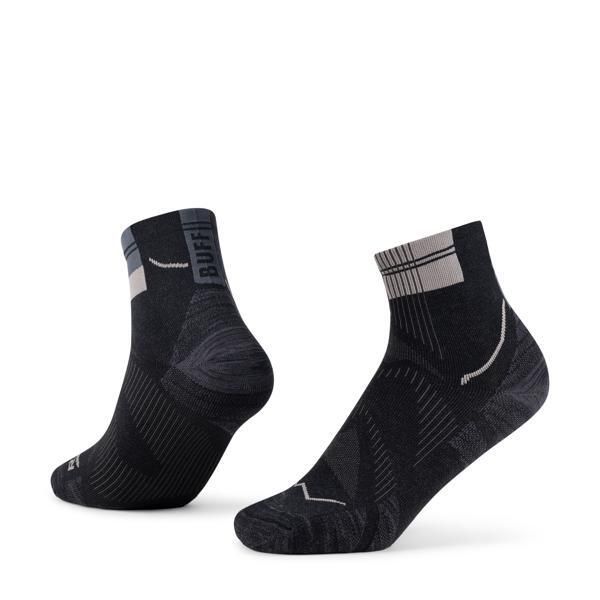 Skarpety BUFF CoolNet Quarter. Szare skarpety Buff, bez wzorów, z elastanu. Za 109.99 zł.