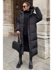 MADMEXT Płaszcz zimowy w kolorze czarnym rozmiar: XL. Czarne płaszcze MADMEXT, na zimę, xl, bez wzorów, z puchu, bez kaptura. Za 30.99 zł.