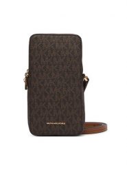 MICHAEL Michael Kors Torebka Jet Set 32F6GJ6C5B Brązowy. Brązowe listonoszki MICHAEL Michael Kors, bez wzorów, ze skóry, bez dodatków. Za 619.99 zł.