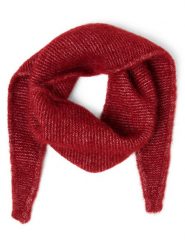 Samsøe Samsøe szalik z dzianiny z zawartością alpaki i merynosów - Sanor Kobiety Wełna merino czerwony, ONE SIZE. Czerwone szaliki Samsøe & Samsøe, bez wzorów, z dzianiny. Za 199.95 zł.