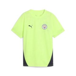 Młodzieżowa koszulka treningowa Manchester City PUMA. Niebieskia bluzki Puma, l, bez wzorów, młodzieżowe, bez kołnierzyka, bez ramiączek. Za 199.00 zł.