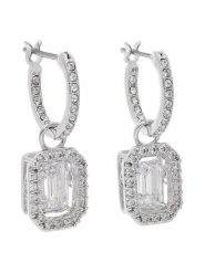 Swarovski Kolczyki Millenia 5638495 Srebrny. Szare kolczyki SWAROVSKI, srebrne. Za 399.99 zł.