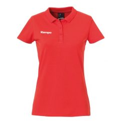 Damska koszulka polo Kempa Basics. Czerwone koszulki polo Kempa, xs, bez wzorów, bez kołnierzyka, bez ramiączek. Za 178.00 zł.