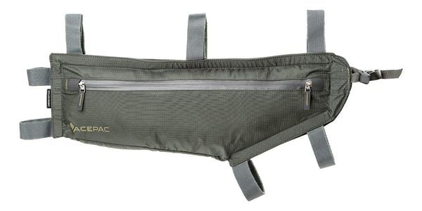Torba sakwa rowerowa na ramę Acepac Zip Frame Bag MKIII L. Szare torby na ramię ACEPAC, bez wzorów, z nylonu, klasyczne, duże, bez dodatków. Za 367.00 zł.
