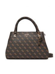 Guess Torebka Noelle II HWQG96 72070 Brązowy. Brązowe torebki klasyczne Guess, z aplikacjami, ze skóry, bez dodatków. Za 679.99 zł.