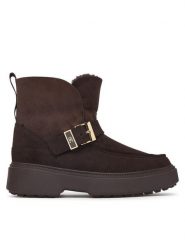 Tommy Hilfiger Śniegowce Th Buckle Shearling Snow Boot FW0FW09687 Brązowy ciemny. Brązowe trapery i śniegowce TOMMY HILFIGER. Za 849.99 zł.