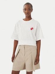 Vero Moda T-Shirt Tammie 10352701 Biały Regular Fit. Białe t-shirty Vero Moda, m, bez wzorów, z bawełny, bez kołnierzyka, bez ramiączek. Za 119.99 zł.