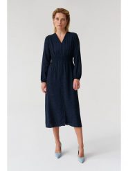 TATUUM Sukienka w kolorze granatowym rozmiar: 38. Niebieskie sukienki Tatuum, bez wzorów, z wiskozy, bez kołnierzyka, bez ramiączek, midi. Za 197.95 zł.