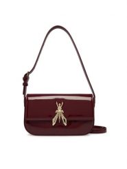 Patrizia Pepe Torebka 8B0231/L125 Brązowy. Brązowe listonoszki Patrizia Pepe, bez wzorów, z lakierowanej skóry, lakierowane, bez dodatków. Za 1,219.00 zł.