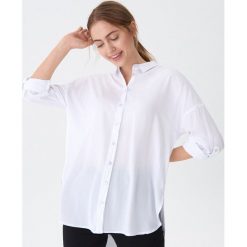 Długa koszula oversize - Biały. Koszule House. Za 59.99 zł.