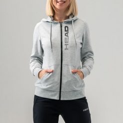 Bluza z kapturem damska Club Greta. Szare bluzy Head, xs, bez wzorów, z bawełny, z kapturem. Za 202.60 zł.