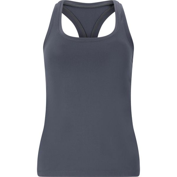 Damski tank top Athlecia Asana. Niebieskie topy Athlecia, bez wzorów, bez kołnierzyka, bez ramiączek. Za 159.50 zł.