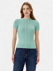Polo Ralph Lauren Sweter 211895379018 Zielony Slim Fit. Zielone swetry Polo Ralph Lauren, s, bez wzorów, z bawełny, bez ramiączek. Za 419.99 zł.
