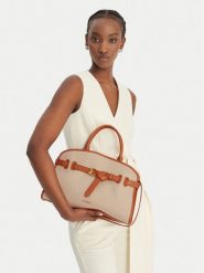 Coccinelle Torebka Ule Coccinellesabine E1 ULE 18 04 01 Beżowy. Brązowe torebki klasyczne Coccinelle, bez wzorów, z materiału, bez dodatków. Za 1,849.00 zł.