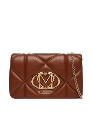 LOVE MOSCHINO Torebka JC4043PP0OLC0300 Brązowy. Brązowe torebki klasyczne Love Moschino, bez wzorów, ze skóry, bez dodatków. Za 789.99 zł.