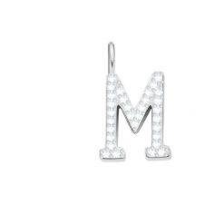 Literka M z cyrkoniami posrebrzana. Bransoletki Lilou, z cyrkonią, posrebrzane. Za 149.00 zł.