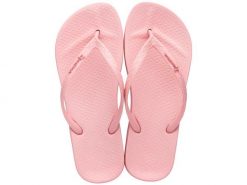 Japonki plażowe damskie Ipanema Anatomic Colors Fem. Czerwone klapki Ipanema, bez wzorów, z gumy, bez obcasa, na płaskiej podeszwie. Za 47.16 zł.