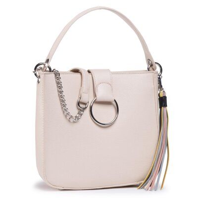 Jenny Fairy RH1555 Beżowy. Brązowe torebki klasyczne Jenny Fairy, bez wzorów, ze skóry ekologicznej, bez dodatków. Za 99.99 zł.