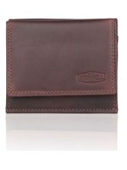 SPARWELL Skórzany portfel "Nakia" w kolorze brązowym - 10,5 x 9 x 2,5 cm rozmiar: onesize. Brązowe portfele SPARWELL, bez wzorów, z materiału. Za 65.99 zł.