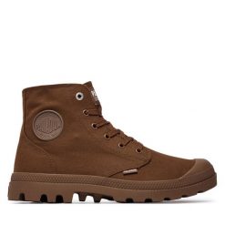 Trapery Palladium. Brązowe trapery i śniegowce Palladium. Za 349.99 zł.