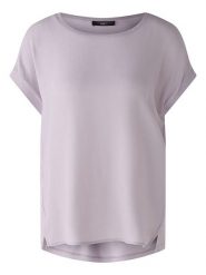 Oui Koszulka w kolorze fioletowym rozmiar: 38. Różowe bluzki Oui, bez wzorów, z wiskozy, bez kołnierzyka, bez ramiączek. Za 82.99 zł.