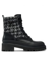 Guess Trapery Badany FLFBDN ELE10 Czarny. Czarne trapery i śniegowce Guess, ze skóry. Za 799.99 zł.