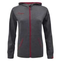 Bluza z kapturem OSHA damska szara ciemnoróżowa. Czerwone bluzy LEGEA, bez wzorów, z kapturem. W wyprzedaży za 68.00 zł.