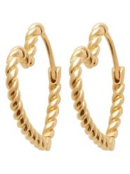 L'Atélier Précieux Pozłacane kolczyki-kreole rozmiar: onesize. Żółte kolczyki l'Atelier precieux, pozłacane. Za 106.38 zł.