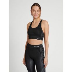 Damski bezszwowy biustonosz sportowy Hummel Shaping. Czarne bielizna sportowa Hummel, xs, bez wzorów. Za 153.00 zł.