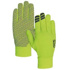 Rękawice rowerowe dla dorosłych GES Guantes Springer. Żółte rękawiczki GES, bez wzorów, z elastanu, sportowe. Za 59.85 zł.