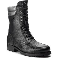 Botki PEPE JEANS - Melting Point PLS50350 Black 999. Czarne botki Pepe Jeans, bez wzorów, z jeansu, bez obcasa, bez zapięcia. W wyprzedaży za 319.00 zł.