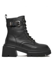 Steve Madden Trzewiki Braker SM11005039 Czarny. Czarne botki Steve Madden, bez wzorów, ze skóry, bez obcasa, na słupku, bez zapięcia. Za 769.99 zł.