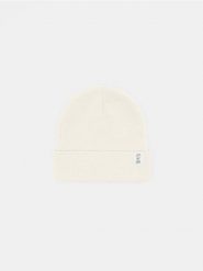 Czapka beanie - kremowy. Białe czapki Sinsay, bez wzorów. Za 9.99 zł.