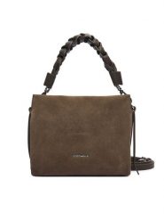 Coccinelle Torebka P6P Boheme Suede Bimaterial E1 P6P 58 01 01 Khaki. Brązowe torebki klasyczne Coccinelle, bez wzorów, ze skóry, bez dodatków. Za 1,549.00 zł.