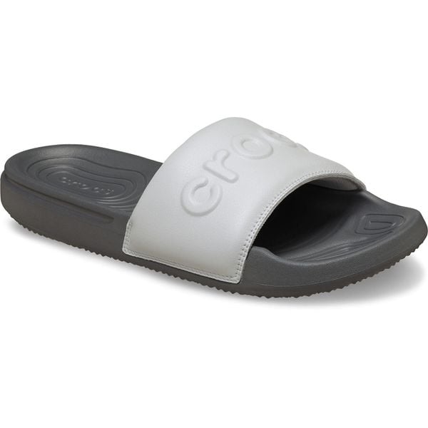 Klapki Dla Dorosłych Crocs All Day Slide. Czarne klapki Crocs, bez wzorów, z materiału, bez obcasa. Za 139.99 zł.